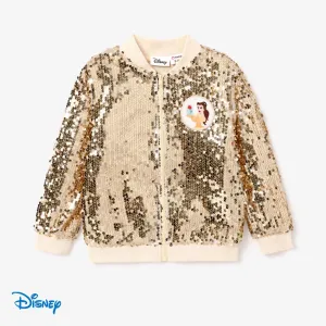 Disney Princess Toddler Girl Character Print Sequin Embroidered Long-sleeve Jacket #1170771