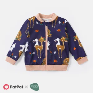 Naia Toddler Girl Animal Print Bomber Jacket #219275
