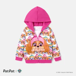 PAW Patrol Toddler Girl/Boy Character Print Zipper Design Hooded Jacket #1064319