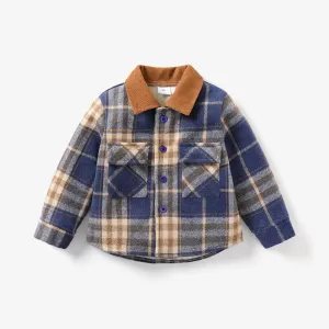Toddler Boy Classic Patch Pocket Grid/Houndstooth Jacket #1167788