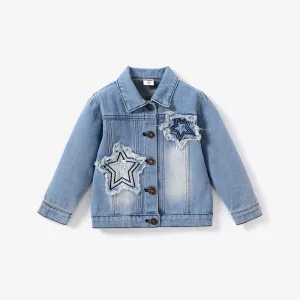 Toddler Boy/Girl Avant-garde Fashionable Denim Jacket #1101634