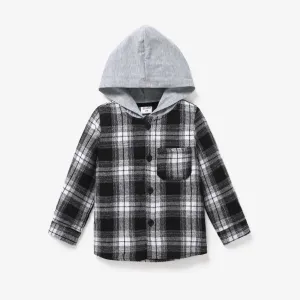 Toddler Boy/Girl Classic Plaid Hooded Jacket #210301