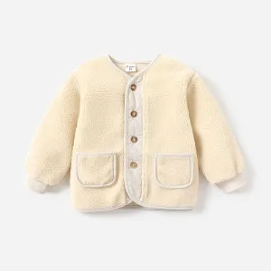 Toddler Boy/Girl  Fabric StitchingStylish Solid Color Jacket #1168433