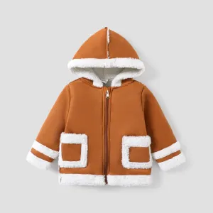 Toddler Boy/Girl Fleece Lined Zipper Hooded Jacket Coat #1103413