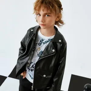 Toddler Boy/Girl  Solid Color Avant-garde Zipper Jacket #1080158