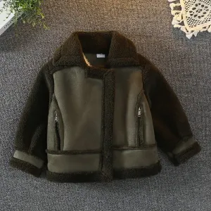 ToddlerBoy/Girl Avant-garde Lapel  Coat/Jackets #1166045