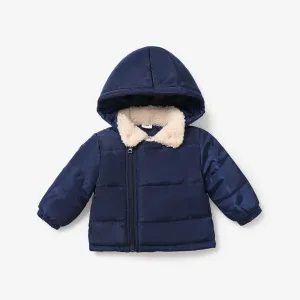 Baby Boy/Girl Thickened Thermal Fleece Lined Long-sleeve Quilted Winter Coat #1050455