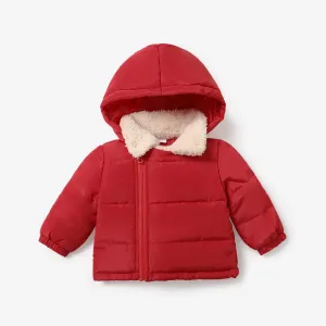 Baby Boy/Girl Thickened Thermal Fleece Lined Long-sleeve Quilted Winter Coat #1050459