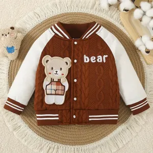 Baby Girl/Boy Childlike Bear Animal Pattern Coat #1170891