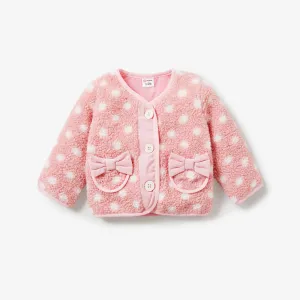 Baby Girl Polka Dot Long Sleeve Jacket/Coat #1091096