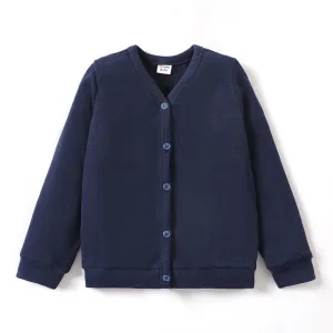 Kid Boy School Uniform Solid Button Up Jacket #1052501