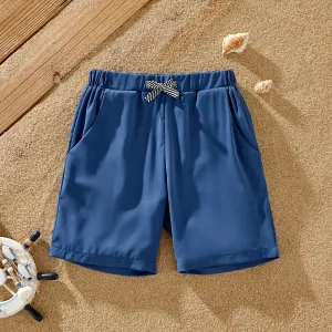 Kid's Boy Loose Bandage Ice-cool Beach Shorts #1323256