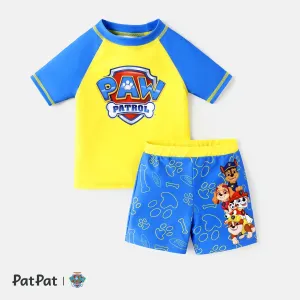 PAW Patrol Toddler Boy 2pcs Colorblock Tops and Trunks Swimsuit #844857
