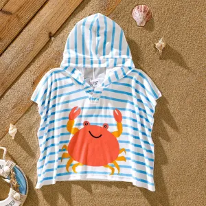 Toddler Boy Animal Hooded Swimwear #1327705