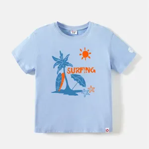 [5Y-14Y] Go-Neat Water Repellent and Stain Resistant Kid Boy/Girl Graphic Print Short-sleeve Tee #904781