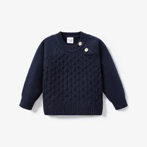 Baby Boy/Girl Button Texture Design Sweater #1063995