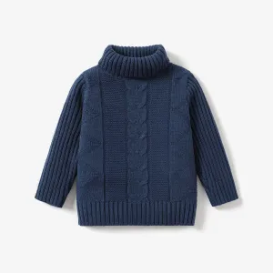 Baby Boy/Girl Casual Solid Color Long Sleeve Sweater #1058467