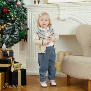 Baby Girl/Boy Christmas Fair Isle Pattern Sweater #1080060