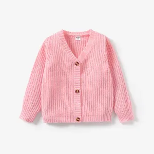Baby Knit Cardigans Button Sweater Coat #1082878