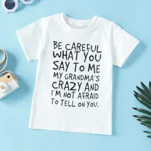 Baby / Toddler Letter Print Tee #800546