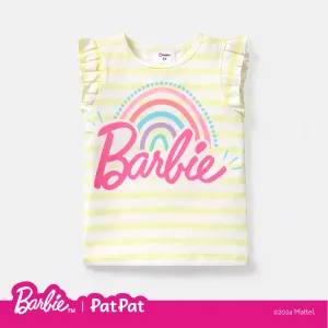 Barbie Toddler Girl Naia Stripe Flutter-sleeve Tee #778465