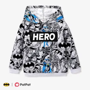 Batman Kid Boy Super Hero Pattern Print Long-sleeve Sweatshirt #1165217