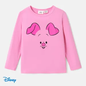 Disney Winnie the Pooh Toddler Boys/Girls Cute Characters Emoji Long Sleeve T-Shirt #1069116