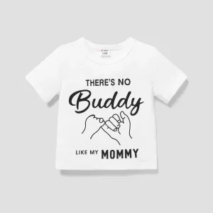 Baby Boy 95% Cotton Letter Print Tee