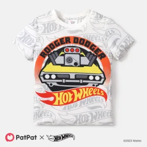 Hot Wheels Kid Boy Letter Print Short-sleeve Tee #834237