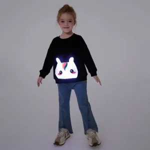 Go-Glow Illuminating Sweatshirt with Light Up Unicorn Including Controller (Built-In Battery) #207430