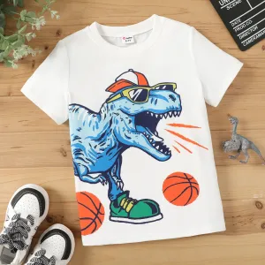 Kid Boy Dinosaur Print Tee #925305