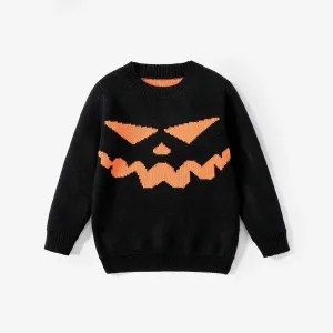 Kid Boy/Girl Halloween Character Pattern Sweater #1092611