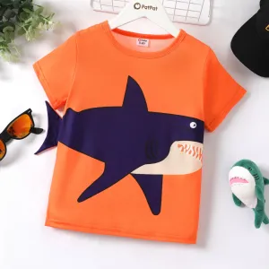 Kid Boy Shark Graphic Short-sleeve Tee #1044826