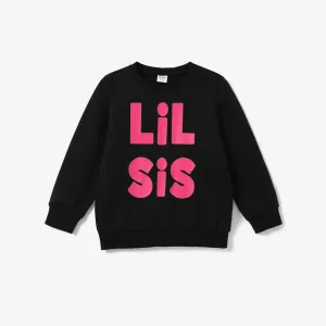 Kid Girl Avant-garde Letter Sweatshirt #1164296