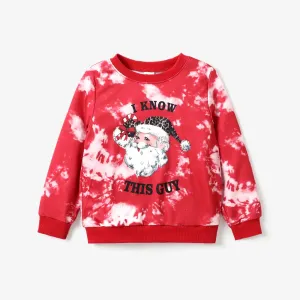 Kid Girl/Boy Christmas Santa Claus Pattern Sweatshirt #1195554