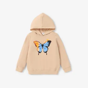 Kid Girl Butterfly Hooded Sweatshirt #1164286
