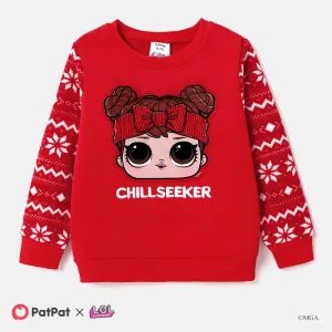 L.O.L. SURPRISE! Kid Girl Character Print Long-sleeve Sweatshirt