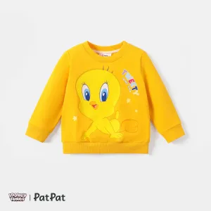 Looney Tunes Baby Boy/Girl Cartoon Animal Print Cotton Long-sleeve Sweatshirt #232456