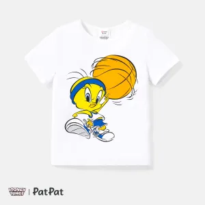 Looney Tunes Kid Boy Character Print Short-sleeve Cotton Tee #720898