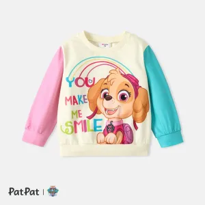 PAW Patrol Toddler Boy/Girl Character Print Colorblock Cotton Pullover Sweatshirt