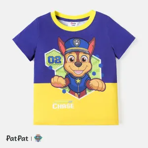 PAW Patrol Toddler Gir/Boy Colorblock Short-sleeve Tee #231105