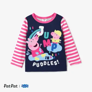 Peppa Pig Toddler GIrl Character Print Long-sleeve T-shirt #1096087