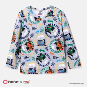 Thomas & Friends Digital Print Toddler Boy Long-sleeve T-Shirt #1069087