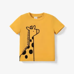 Toddler Boy Animal Print Short-sleeve Tee #1033399