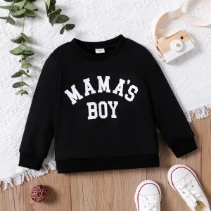 Toddler Girl/Boy Letter Print Pullover Sweatshirt #205991