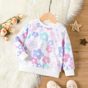 Toddler Girl Floral Sweatshirt/Top #1073153