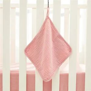 100% Cotton Muslin Baby Gear Includes Bib / Swaddling Blanket / Crib Sheet / Single Layer Quilt / Burp Cloth / Pillow / Washcloth #225961