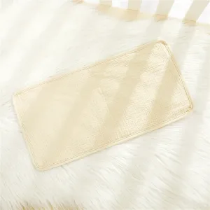 100% Cotton Muslin Baby Gear Includes Bib / Swaddling Blanket / Crib Sheet / Single Layer Quilt / Burp Cloth / Pillow / Washcloth #225966