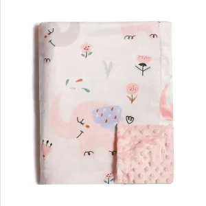 Comfort Cute Animal Pattern Baby Blanket #1166621