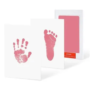 Non-Toxic Baby Handprint Footprint Inkless Hand Inkpad Watermark Infant Souvenirs Casting Clay Newborn Souvenir Gift #187024